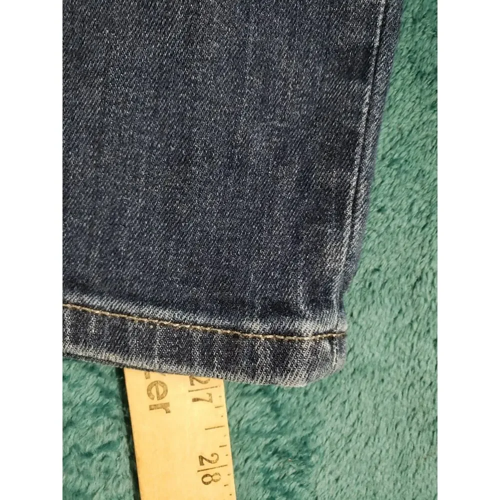 Joes Jeans Size 27 Women Blue Denim Stretch Pants Mid Rise Curvy Skinny Ankle